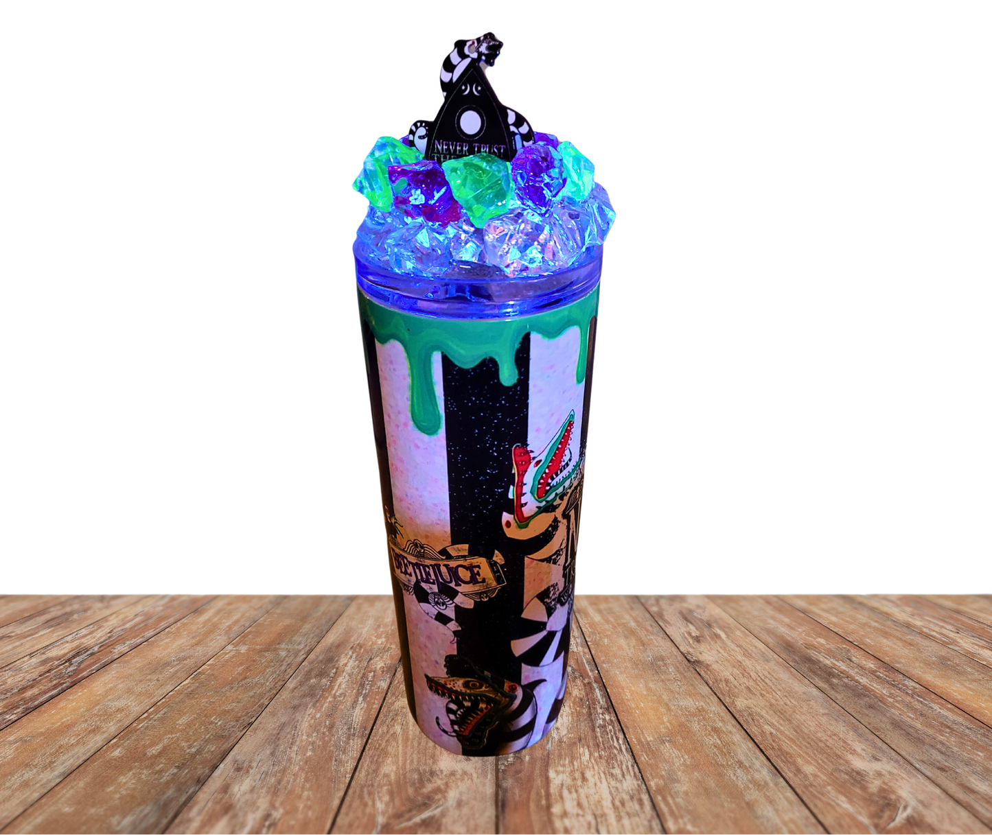 20 Oz Stainless Steel Sandworm Light Up Ice Tumbler