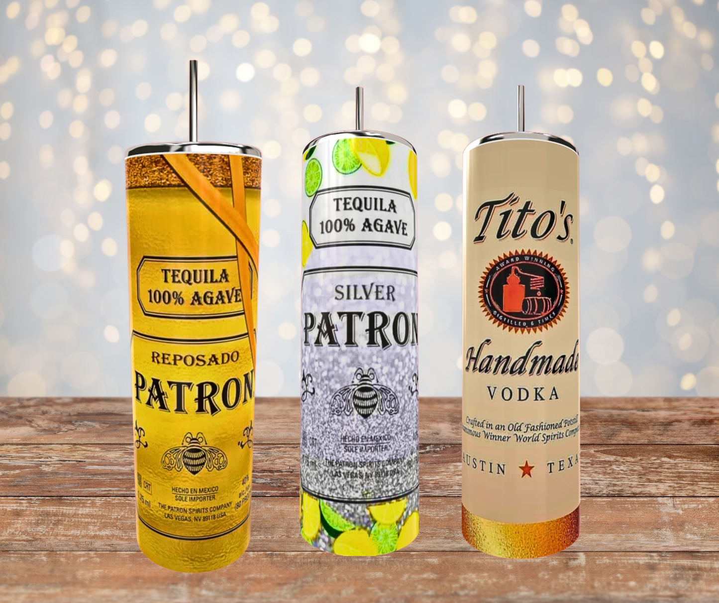 20 Oz Stainless Steel Alcohol Assorted Flavors Sublimated Tumblers