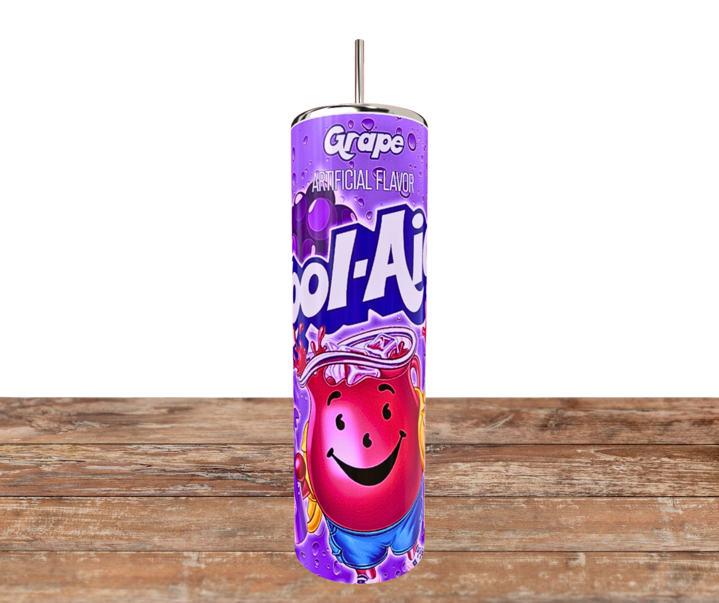 20 Oz Stainless Steel Koolaid Assorted Flavors Sublimated Tumbler