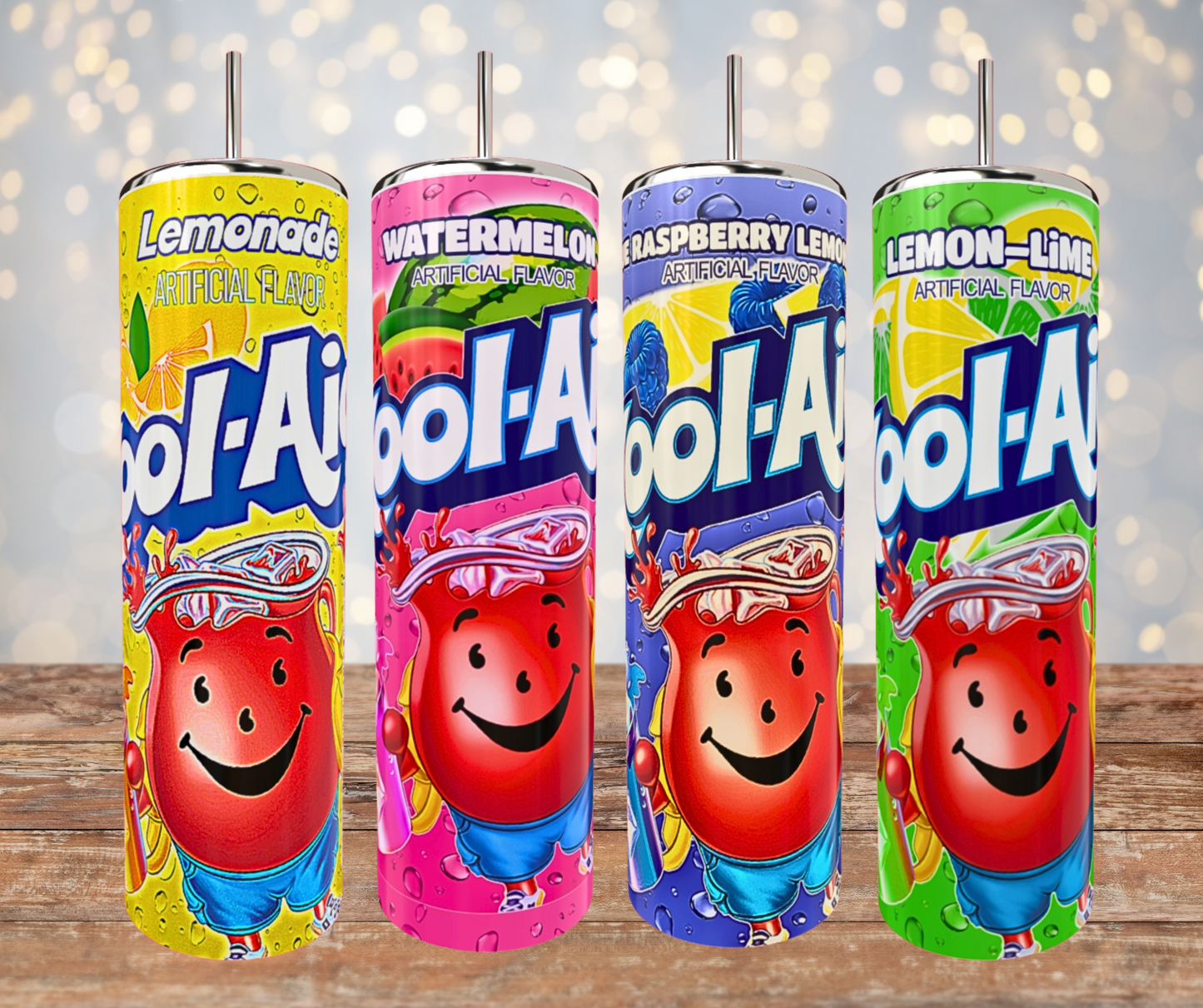 20 Oz Stainless Steel More Koolaid Assorted Flavors Sublimated Tumblers