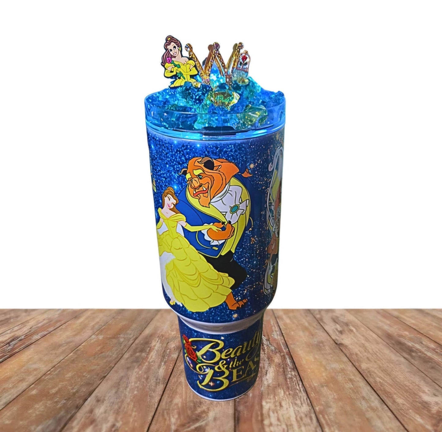 40 Oz Stainless Steel Princess Light Up Ice Tumblers
