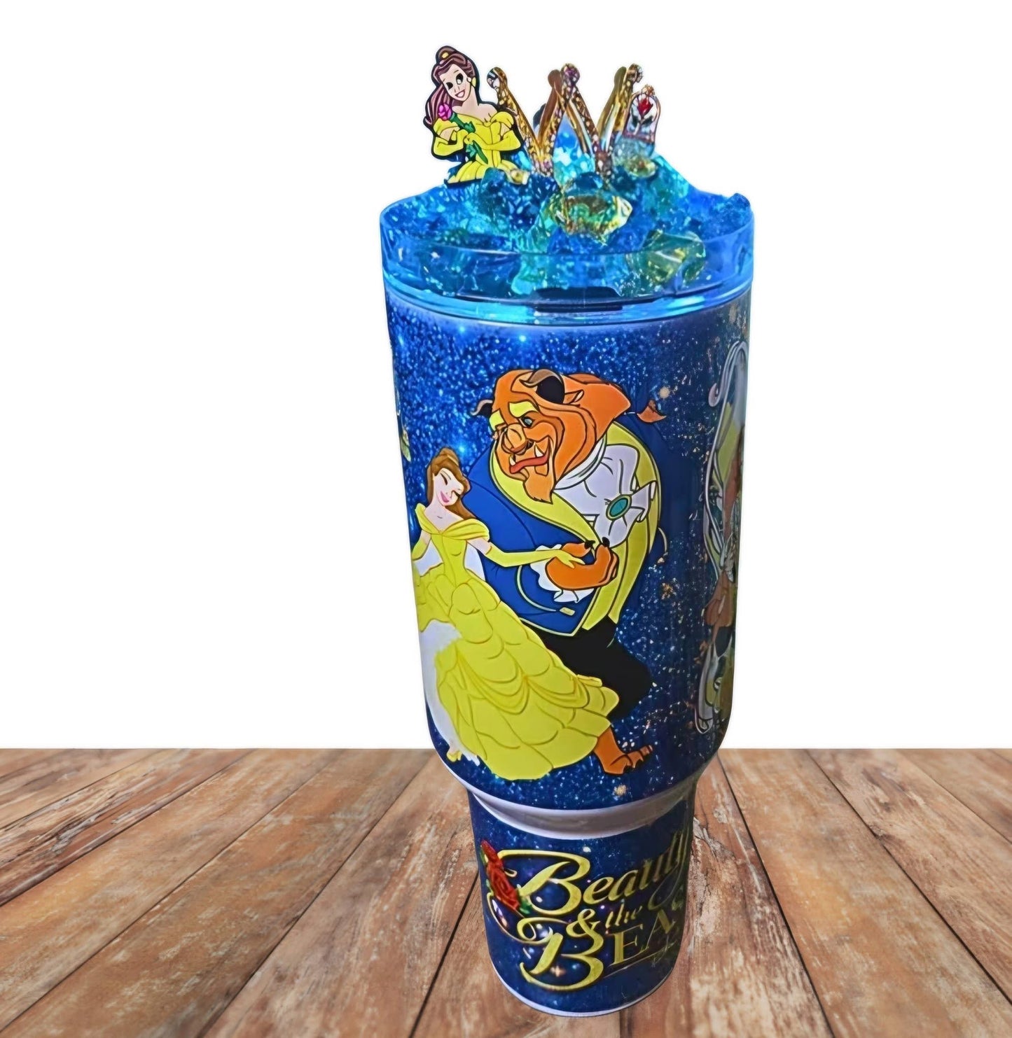 40 Oz Stainless Steel Beauty Princess Light Up Ice Tumbler