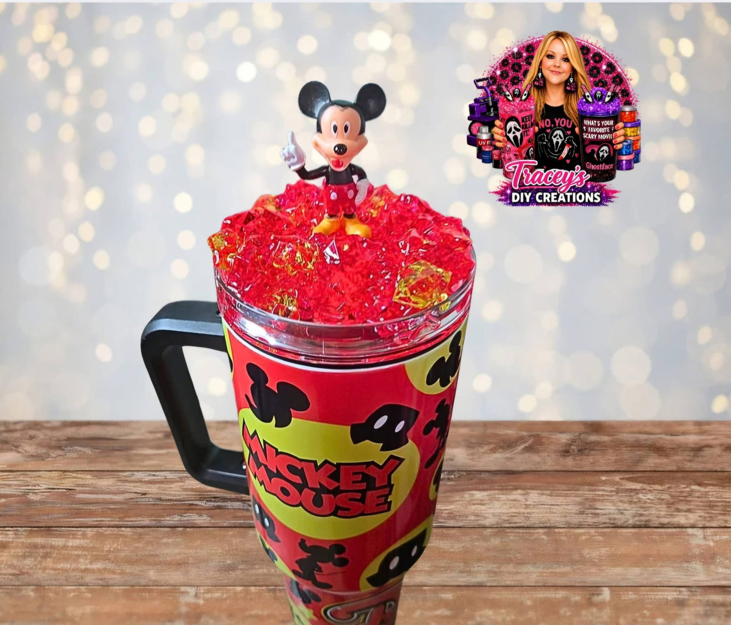 40 Oz Stainless Steel Mickey Light Up Ice Tumblers
