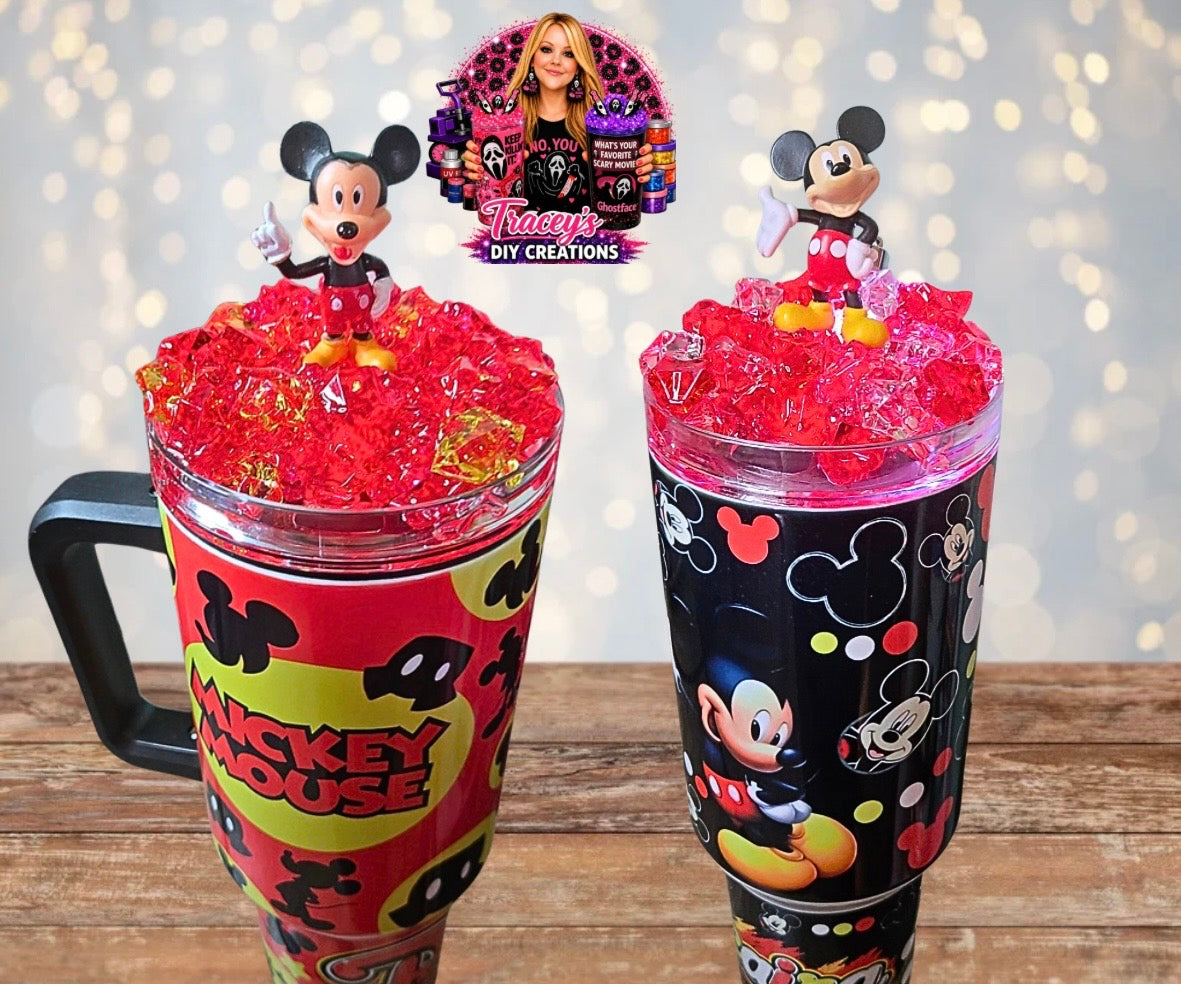40 Oz Stainless Steel Mickey Light Up Ice Tumblers