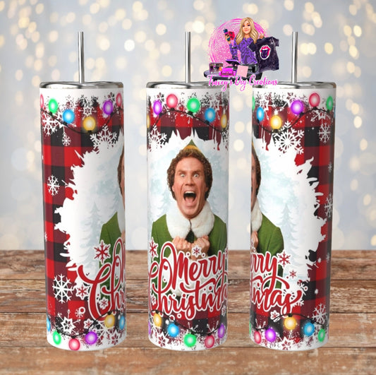 20 Oz Sublimated Christmas Movie Elf Tumbler
