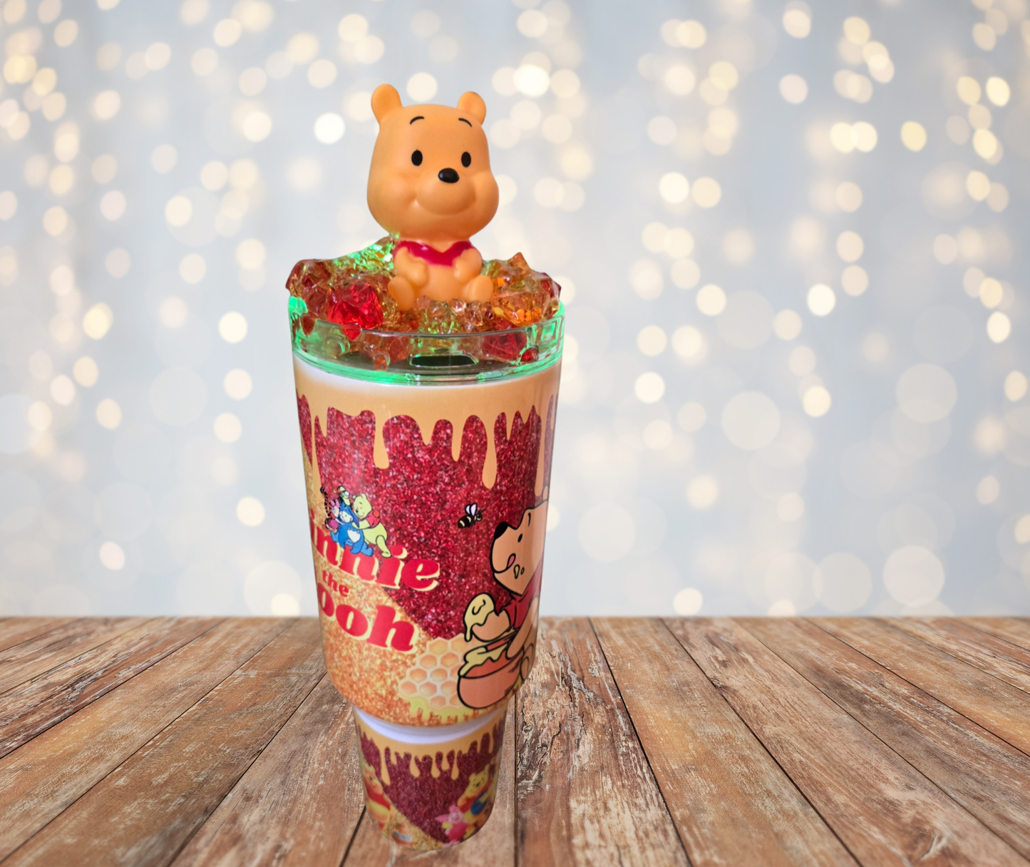 40 Oz Stainless Steel Winnie And Friends Light Up Ice Tumbler