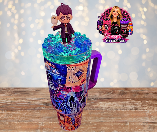 40 Oz Stainless Steel HP Inspired Light Up Ice Tumbler