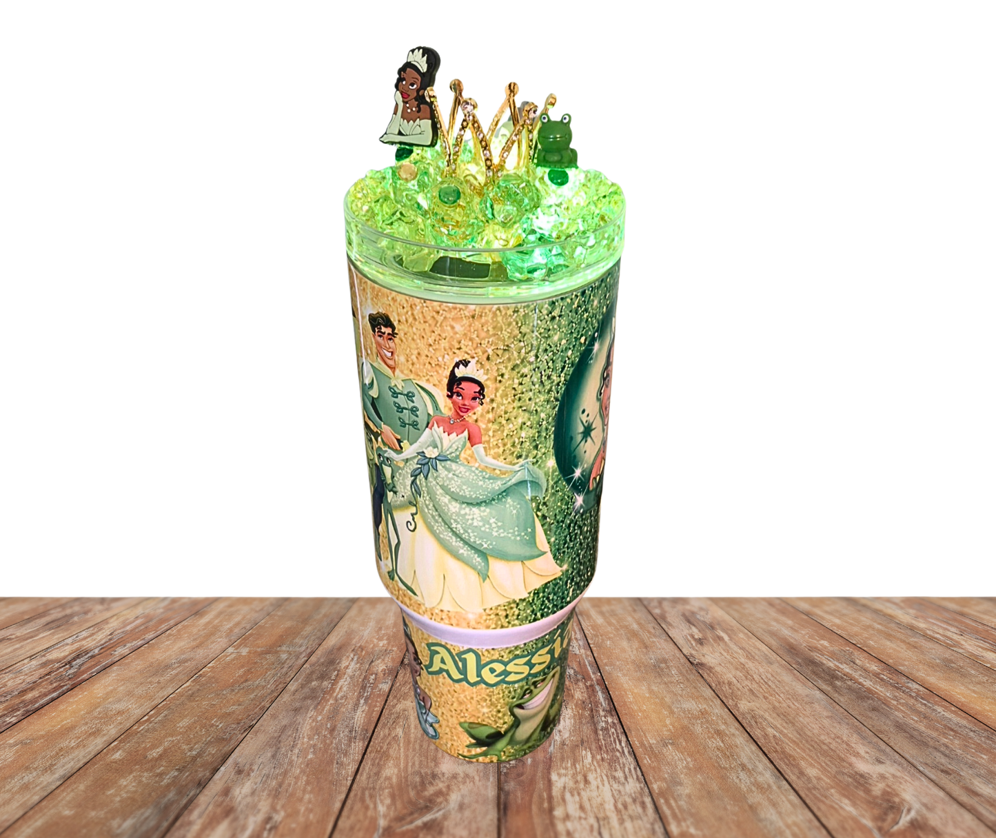 40 Oz Stainless Steel Princess Light Up Ice Tumblers