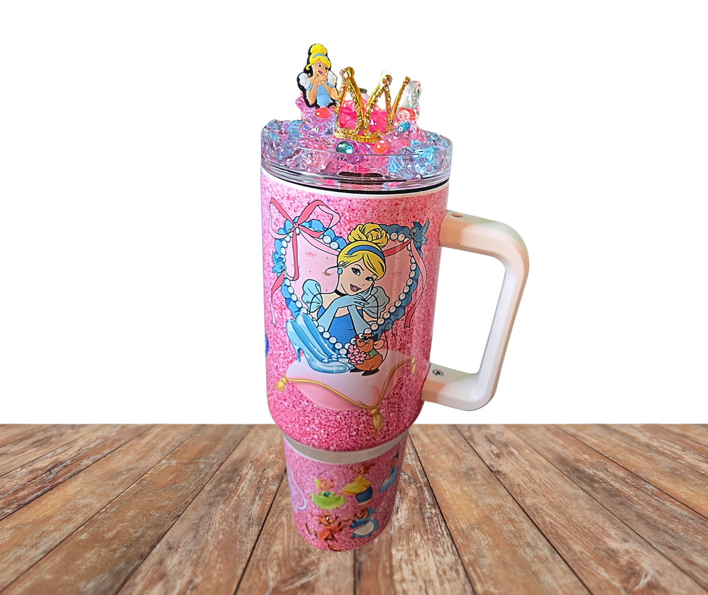40 Oz Stainless Steel Princess Light Up Ice Tumblers