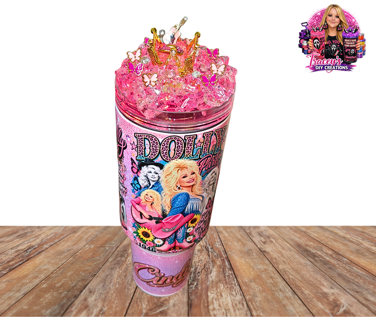 40 Oz Stainless Steel Dolly Country Legend Light Up Ice Tumbler