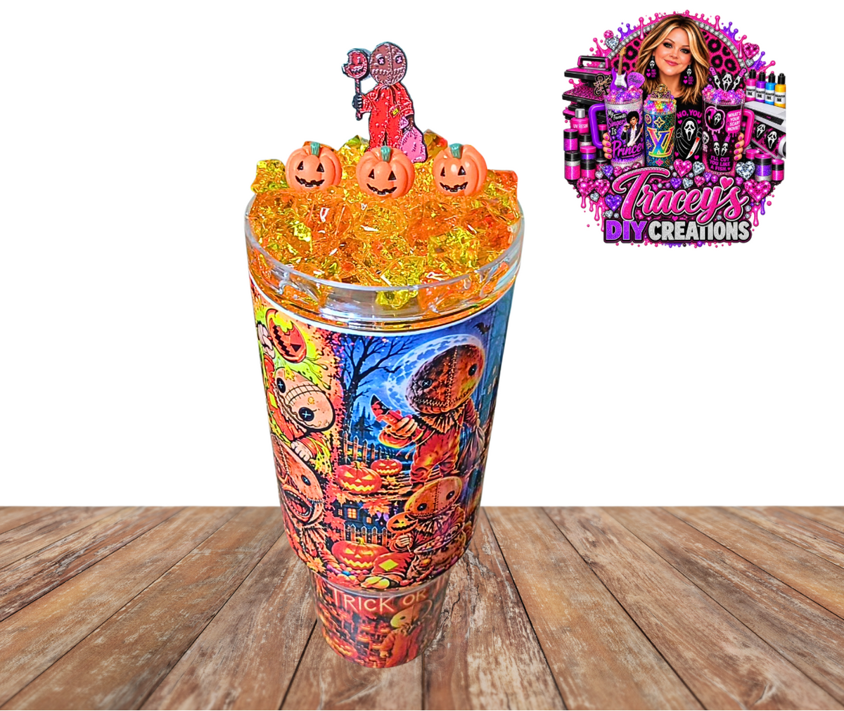 40 Oz Stainless Steel Trick Or Treat Sam Light Up Ice Tumbler