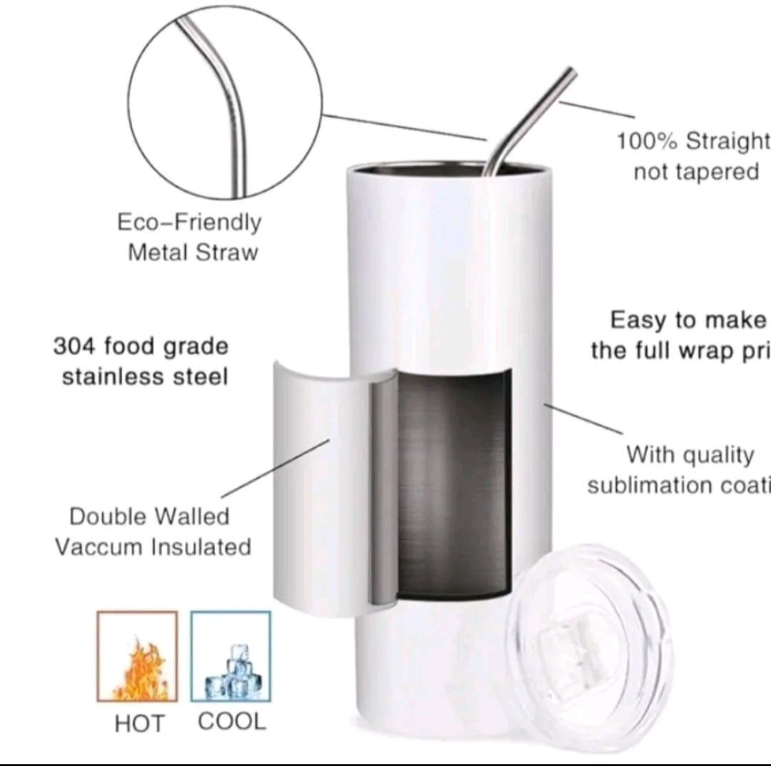 20 Oz Game Ice Toppers With Removable Magnetic Lid And Metal Straw