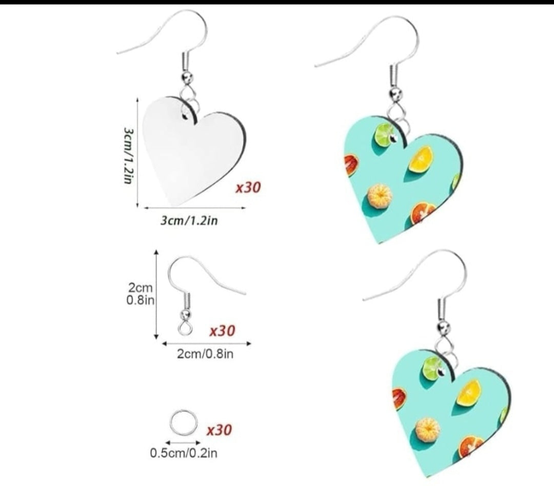 Def Leppard Heart Shaped Earrings, Def Leppard Lover Fan Gift, Def Leppard Dangle, Def Leppard Merchandise