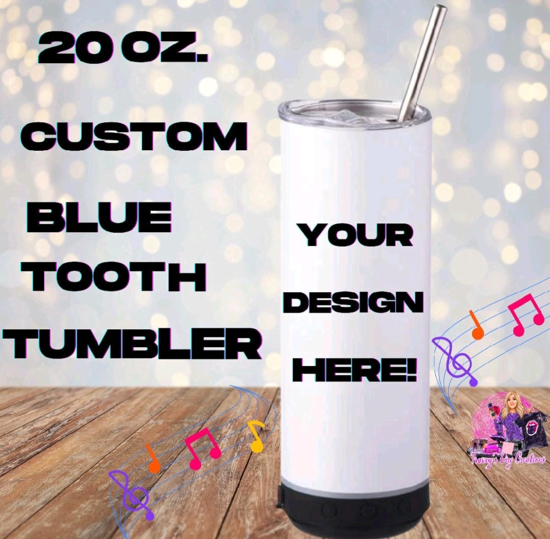 20 Oz Custom Bluetooth Tumbler