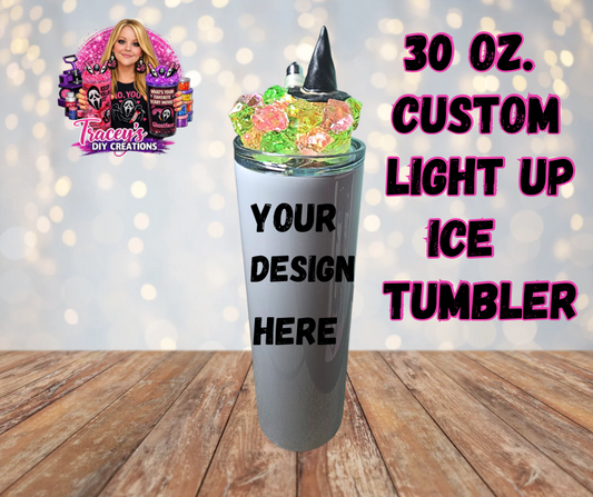 30 Oz Custom Light Up Tumbler