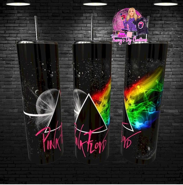 20 Oz Sublimated Pink Floyd Rock Band Tumbler