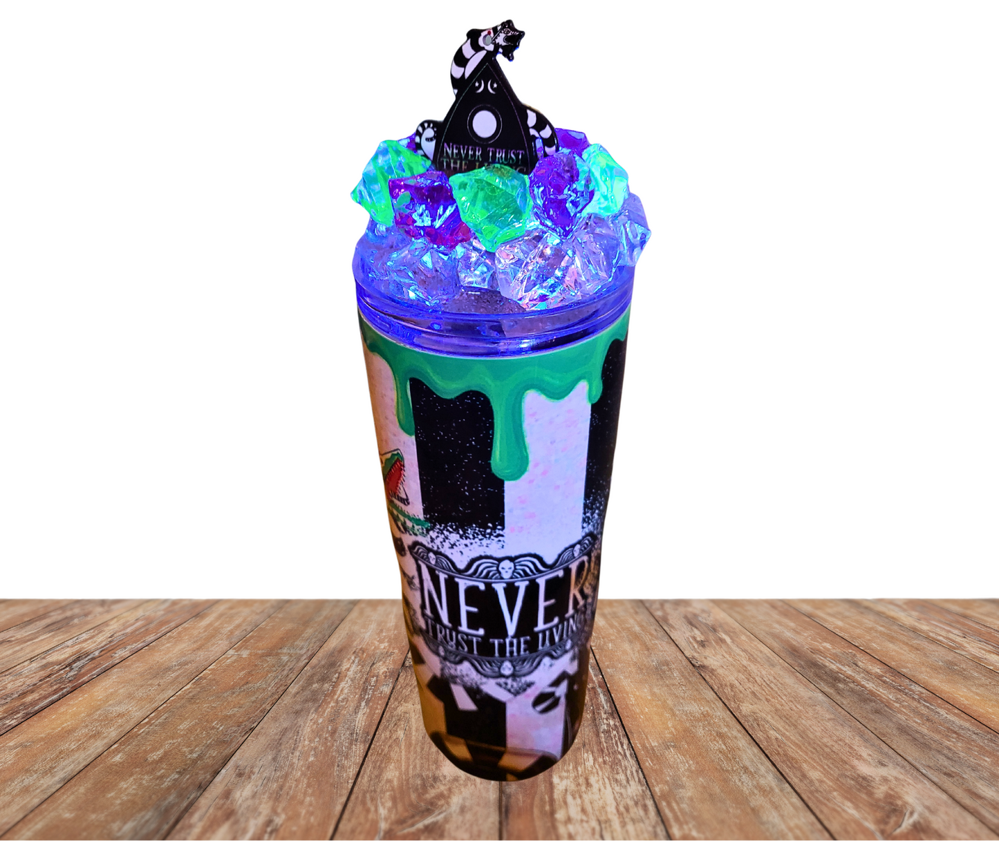 20 Oz Stainless Steel Sandworm Light Up Ice Tumbler