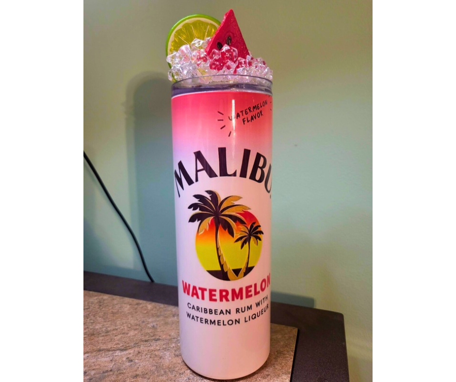 20 Oz Malibu Assorted Flavors Coconut Ice Tumblers With Removable Magnetic Lid