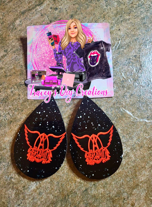 Aerosmith 80s Rock Earrings, Aerosmith Jewelry, Aerosmith Merchandise