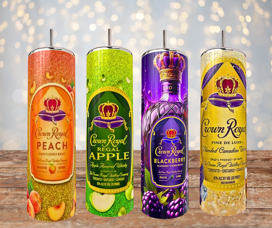 20 Oz Stainless Steel Whiskey Assorted Flavors Sublimated Tumblers