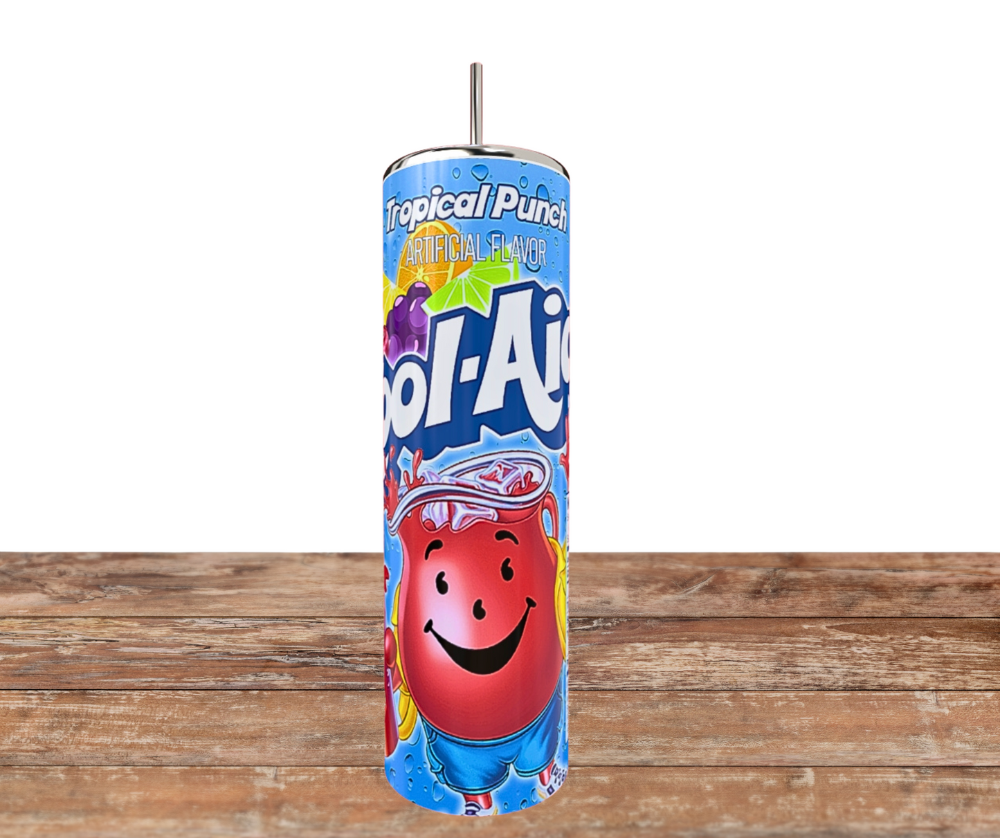 20 Oz Stainless Steel Koolaid Assorted Flavors Sublimated Tumbler