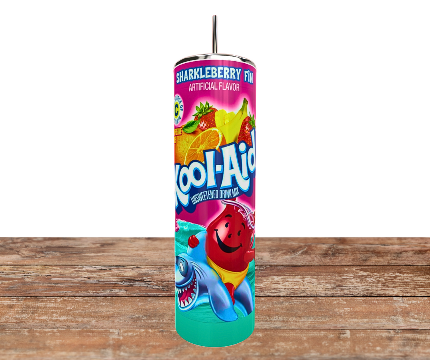 20 Oz Stainless Steel Koolaid Assorted Flavors Sublimated Tumbler