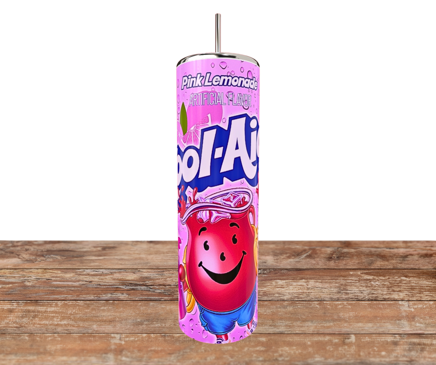 20 Oz Stainless Steel Koolaid Assorted Flavors Sublimated Tumbler