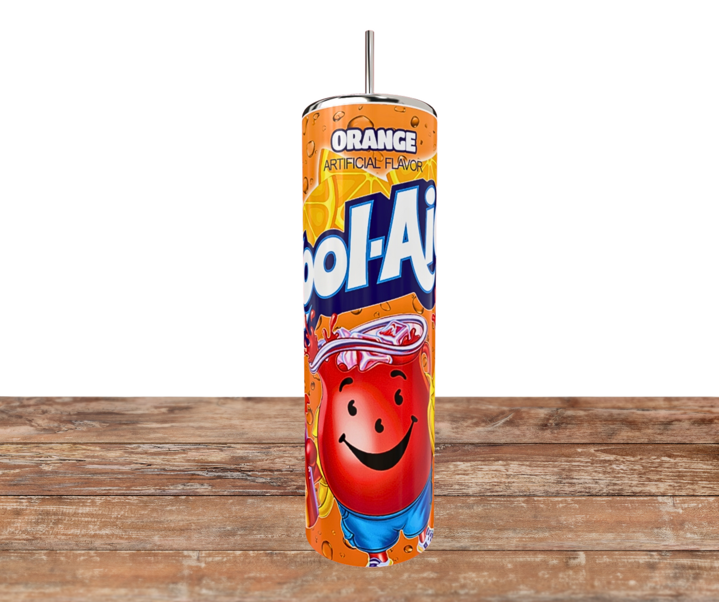 20 Oz Stainless Steel Sublimated Kool Aid Flavor Tumblers