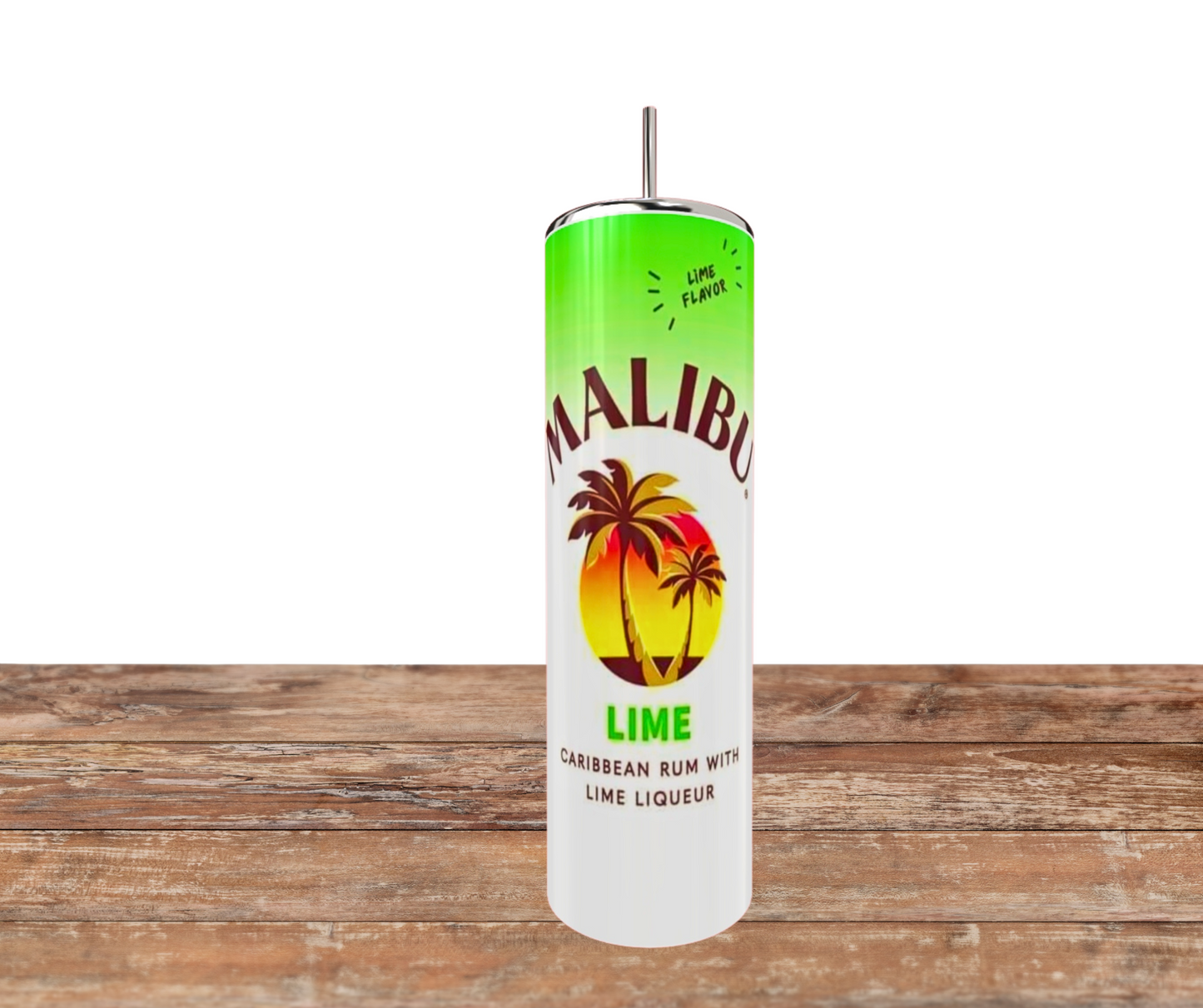 20 Oz Stainless Steel Malibu Rum Assorted Flavors Sublimated Tumblers
